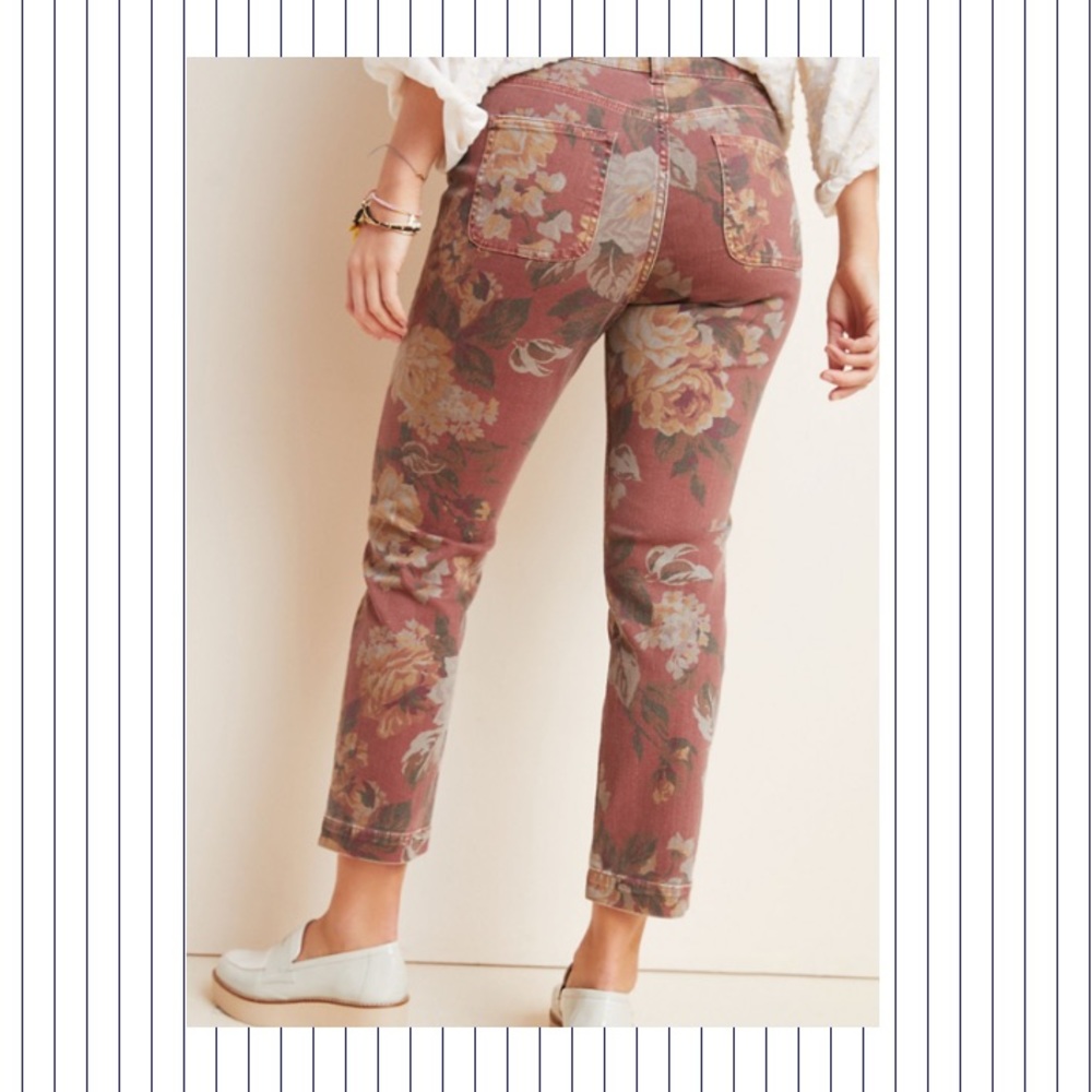 Pilcro Floral Denim